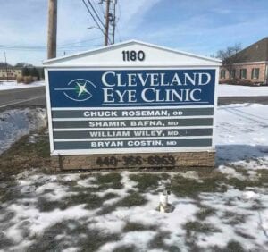 Cleveland Eye Clinic Sign